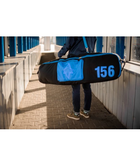 Born snowboard cover without wheels 156/166 cm Black/blue (0099290)