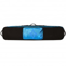 Snowboardtasche Geboren ohne Räder 156/166 cm Schwarz / Hellblau (0099290)