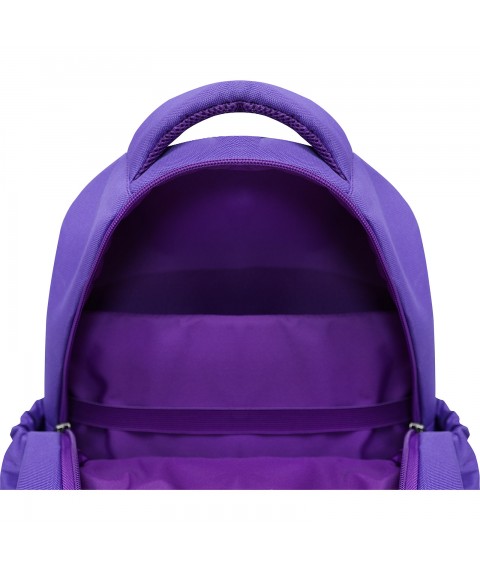 School backpack Bagland Butterfly 21 l. purple 1241 (0056566)