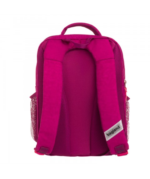 School backpack Bagland Schoolboy 8 l. 143 crimson 1073 (0012870)