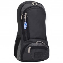 Рюкзак для ноутбука Bagland Granite 23 л. чорний /серебро (00120169)