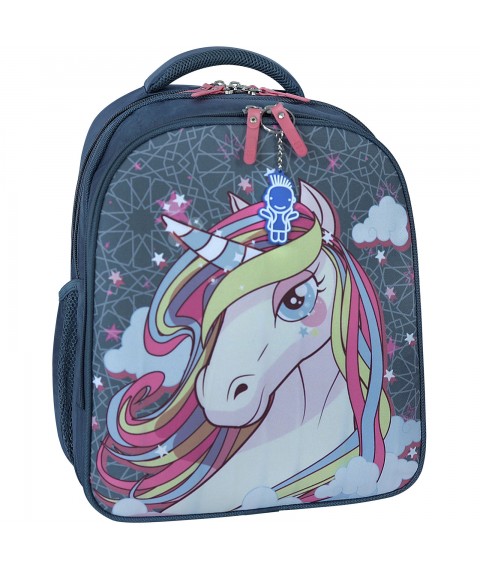 School backpack Bagland Clever 18 l. gray 511 (0055970)