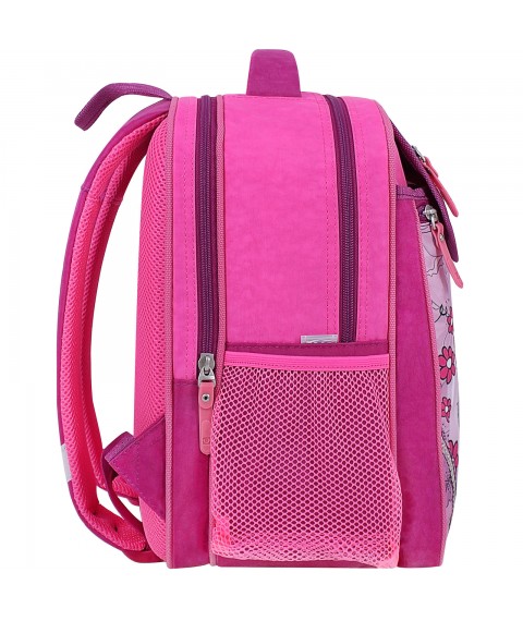 School backpack Bagland Otlichnyk 20 l. 143 raspberry 684 (0058070)