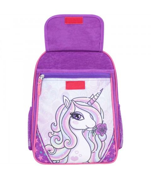 School backpack Bagland Otlichnyk 20 l. purple 678 (0058070)