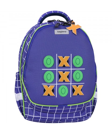 School backpack Bagland Butterfly 21 l. sublimation blue 1328 (00565664 Sh)