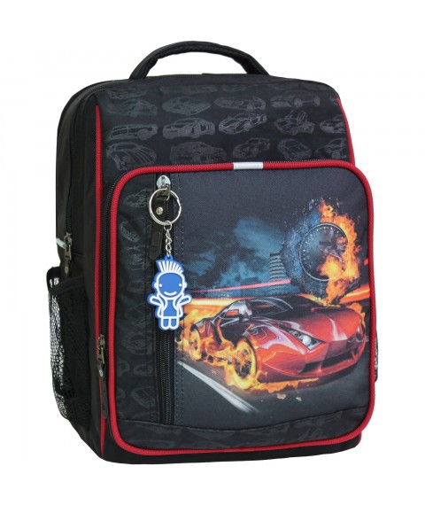 School backpack Bagland Schoolboy 8 l. Black (machine 23) (00112702)