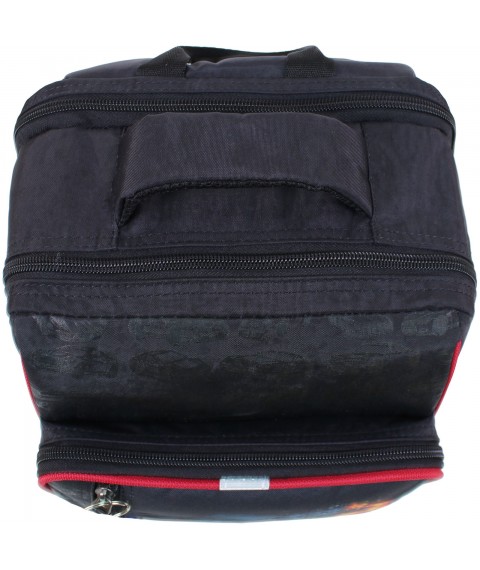 Рюкзак школьный Bagland Школьник 8 л. Черный (машина 23) (00112702)
