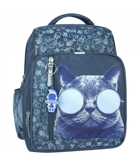 School backpack Bagland Schoolboy 8 l. 321 gray 611 (00112702)