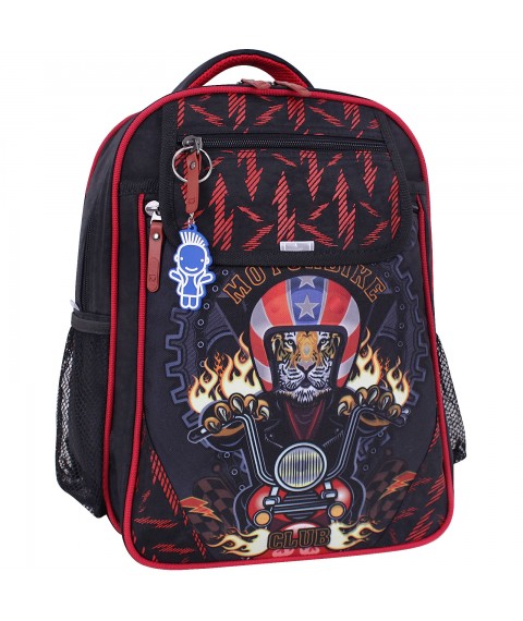School backpack Bagland Excellent 20 l. black 658 (0058070)