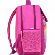 School backpack Bagland Otlichnyk 20 l. 143 raspberry 676 (0058070)
