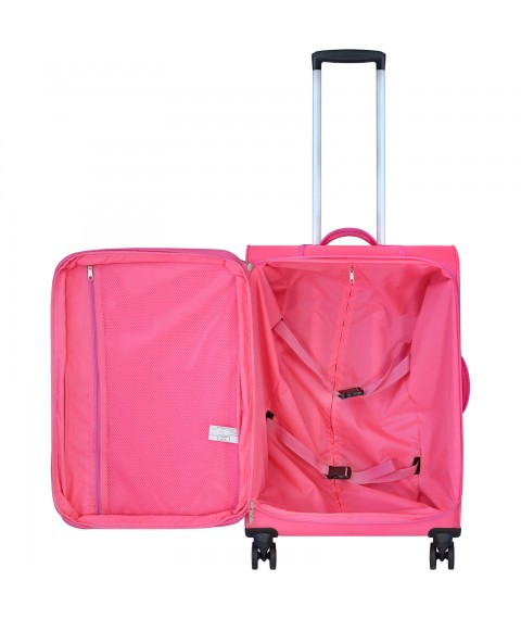 Bagland Valencia medium suitcase 63 l. bright crimson (003796624)