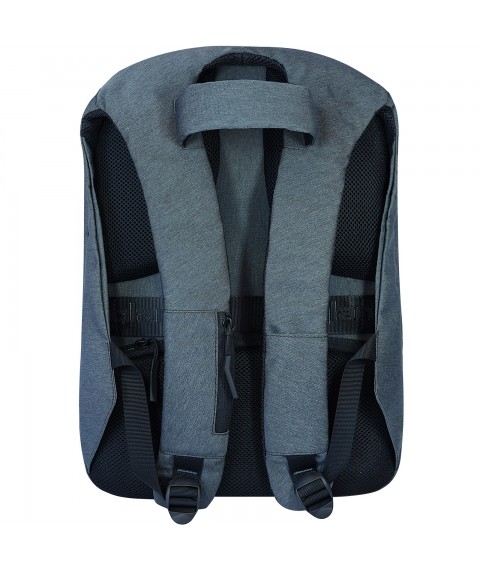 Shoulder bag for a laptop Bagland Advantage 23 l. gray (0013569)