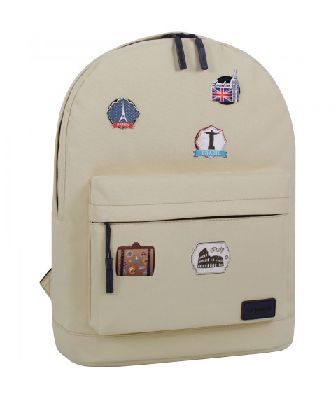 Backpack Bagland Youth W/R 17 l. 276 beige (00533662 Ш)