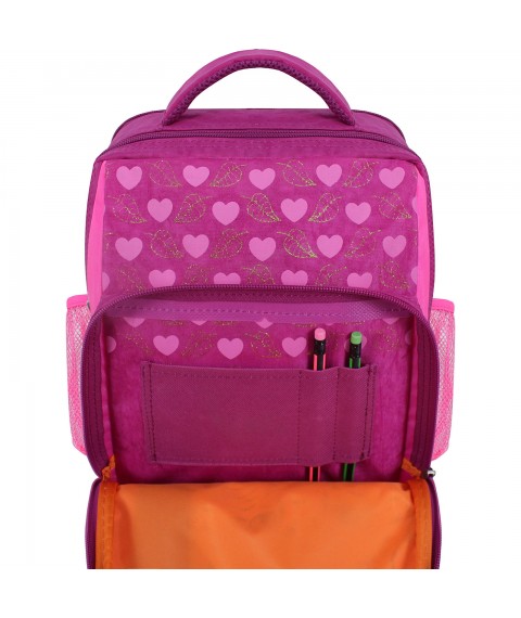 School backpack Bagland Schoolboy 8 l. 143 crimson 512 (0012870)