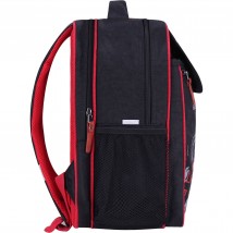 School backpack Bagland Excellent student 20 l. black 672 (0058070)