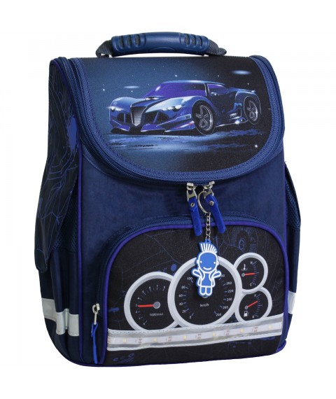 Backpack school frame with flashlights Bagland Success 12 l. blue 248k (00551703)