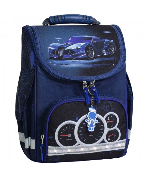 Backpack school frame with flashlights Bagland Success 12 l. blue 248k (00551703)