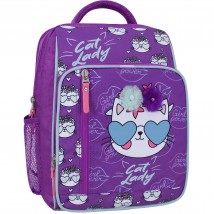 School backpack Bagland Schoolboy 8 l. purple 1006 (0012870)