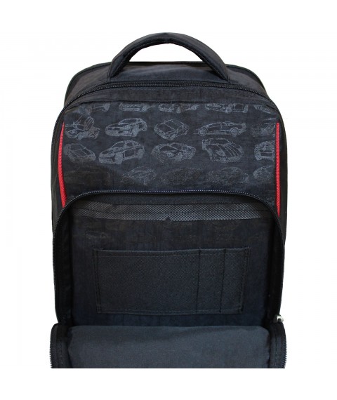 School backpack Bagland Schoolboy 8 l. black 31m (0012870)