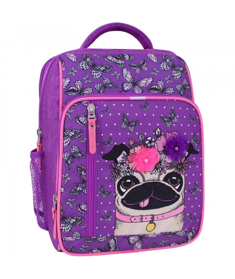 School backpack Bagland Schoolboy 8 l. purple 890 (0012870)