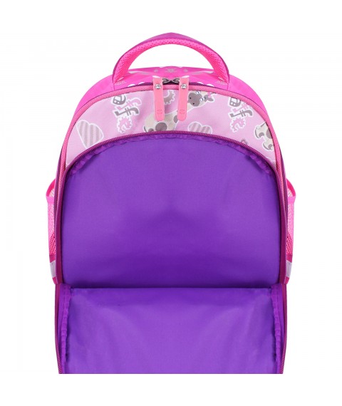 School backpack Bagland Mouse 143 crimson 682 (00513702)