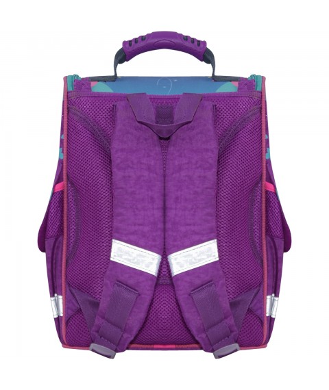 Backpack school frame with flashlights Bagland Success 12 l. purple 502 (00551703)
