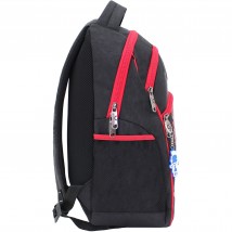 Backpack Bagland Lyk 21 l. Black/red (0055770)