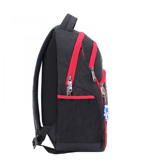 Backpack Bagland Lyk 21 l. Black/red (0055770)