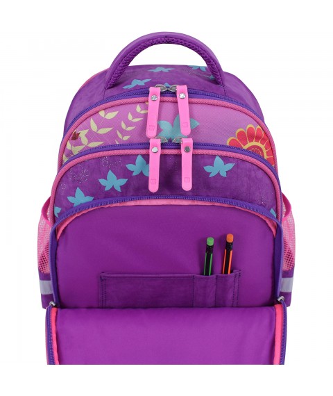 School backpack Bagland Mouse 339 purple 502 (0051370)