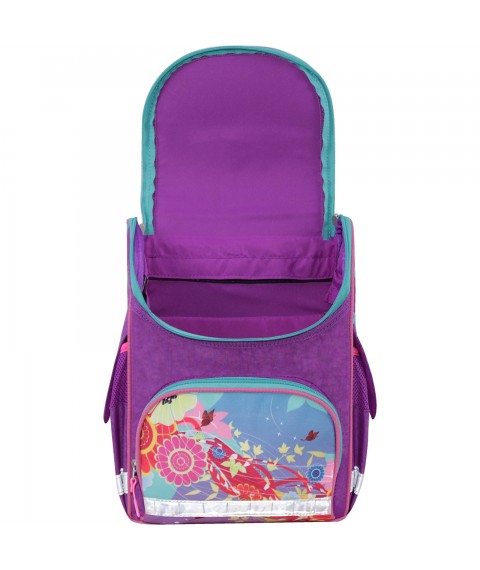 Рюкзак шкільний каркасный с фонариками Bagland Успех 12 л. фіолетовий 502 (00551703)