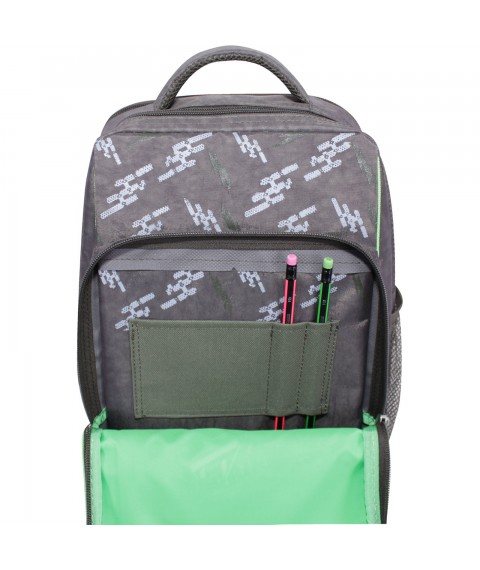 School backpack Bagland Schoolboy 8 l. hacks 664 (0012870)