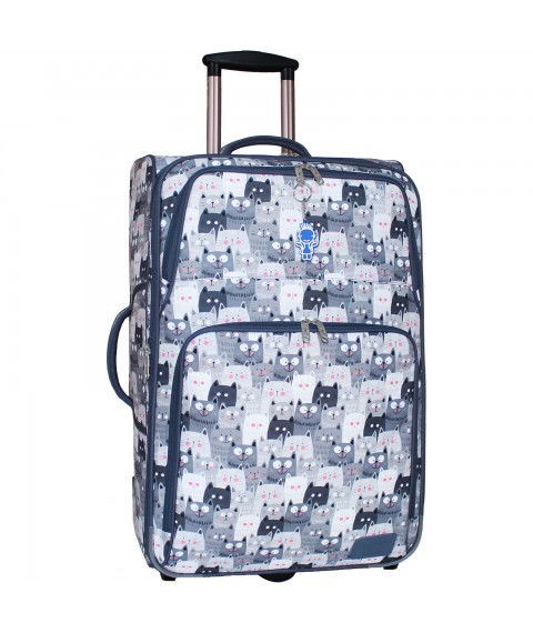 Suitcase Bagland Leon large design 70 l. sublimation (342) (0037666274)