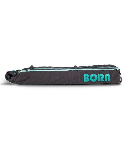 Cover for skis and snowboards on wheels Born black / mint 190 cm (0099190)