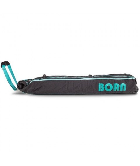 Cover for skis and snowboards on wheels Born black / mint 190 cm (0099190)