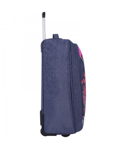Travel bag Bagland Rome 62 l. Grey/pink (0039370)