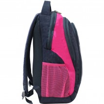 Backpack Bagland Bis 21 l. Grey/pink (0055670)