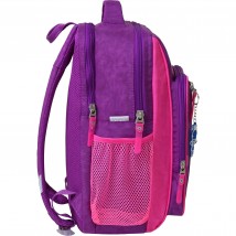 School backpack Bagland Schoolboy 8 l. purple 428 (0012870)