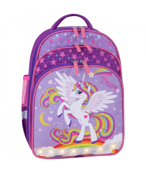 Рюкзак шкільний Bagland Mouse 143 фіолетовий 674 (00513702)