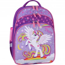 School backpack Bagland Mouse purple 674 (00513702)