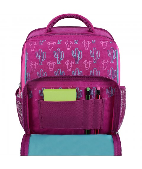 School backpack Bagland Schoolboy 8 l. 143 raspberry 617 (00112702)