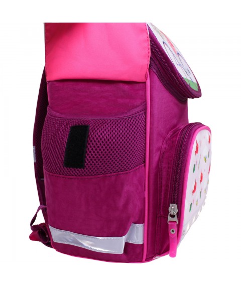 Backpack school frame with flashlights Bagland Success 12 l. crimson 430 (00551703)