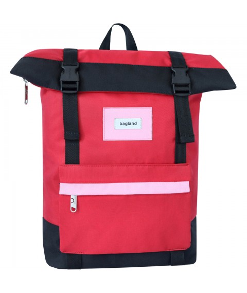 Backpack rolltop Bagland Holder 25 l. red/black (0051666)