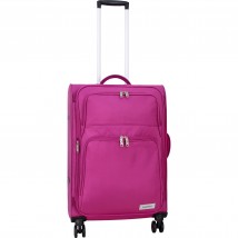 Suitcase Bagland Valencia medium 63 l. raspberry (003799124)