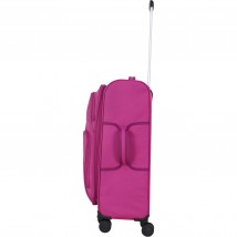Suitcase Bagland Valencia medium 63 l. raspberry (003799124)
