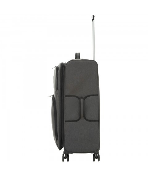 Bagland Valencia large suitcase 83 l. gray (003796927)