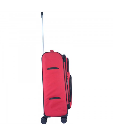 Bagland Valencia medium suitcase 63 l. red (003796624)