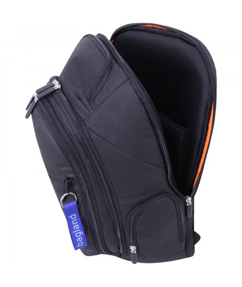 Рюкзак для ноутбука Bagland Tibo 23 л. Чёрный/кожзам (0019066)