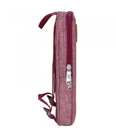 Bagland backpack for tablet 2 l. 179 burgundy (0050969)