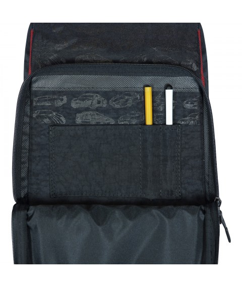 School backpack Bagland Schoolboy 8 l. black 57m (00112702)
