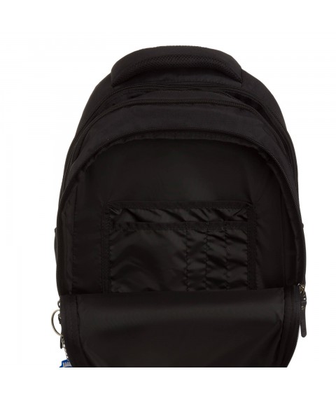 Рюкзак шкільний Bagland Clever 18 л. чорний 500 (0055970)